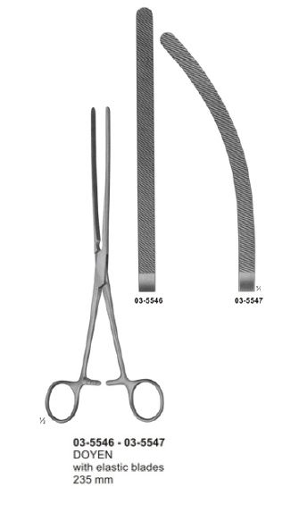 Intestinal Clamps, Soft elastic